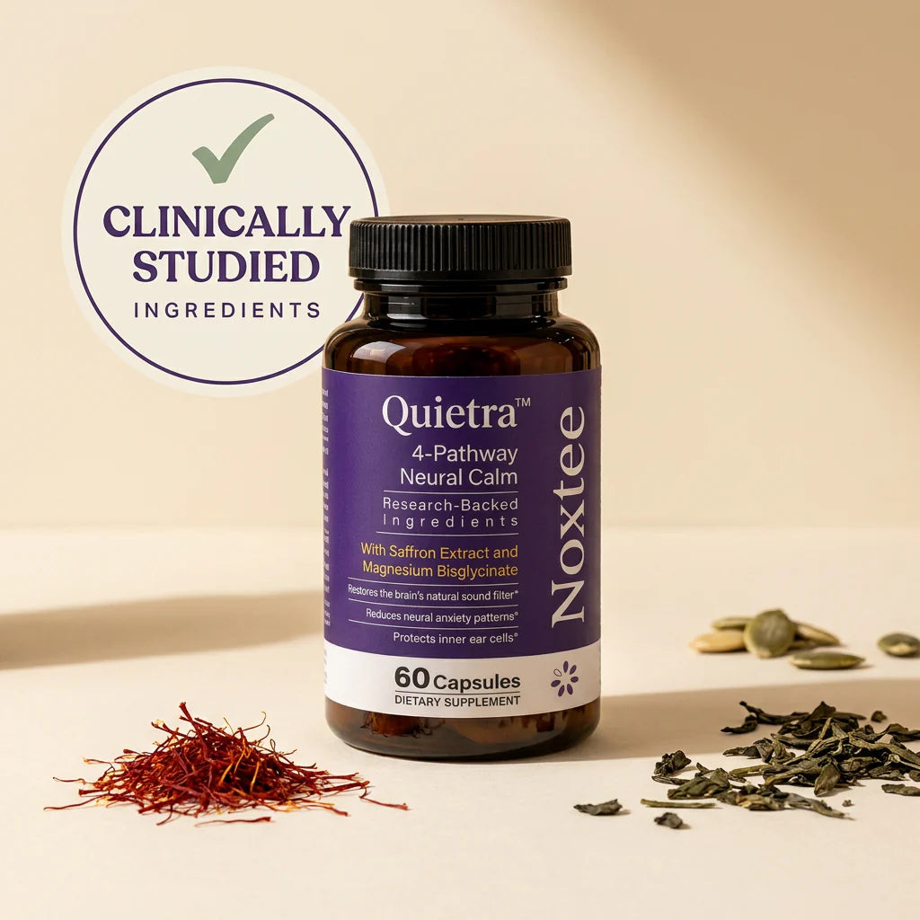 Noxtee bottle with clinically studied ingredients