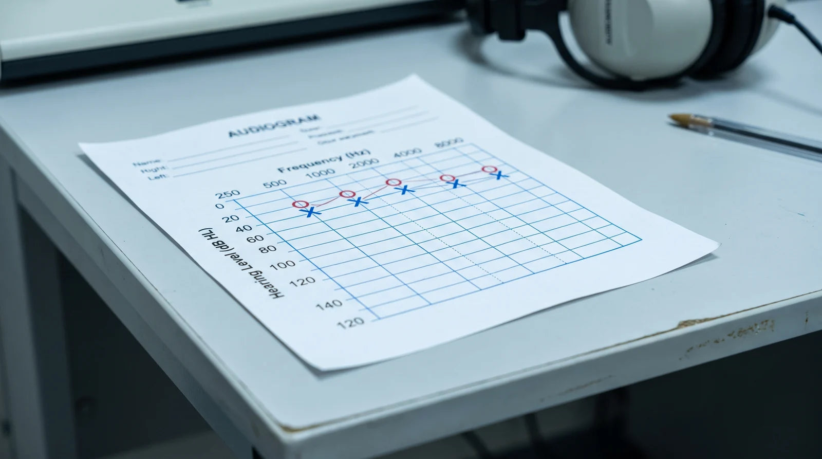 Clinical audiogram