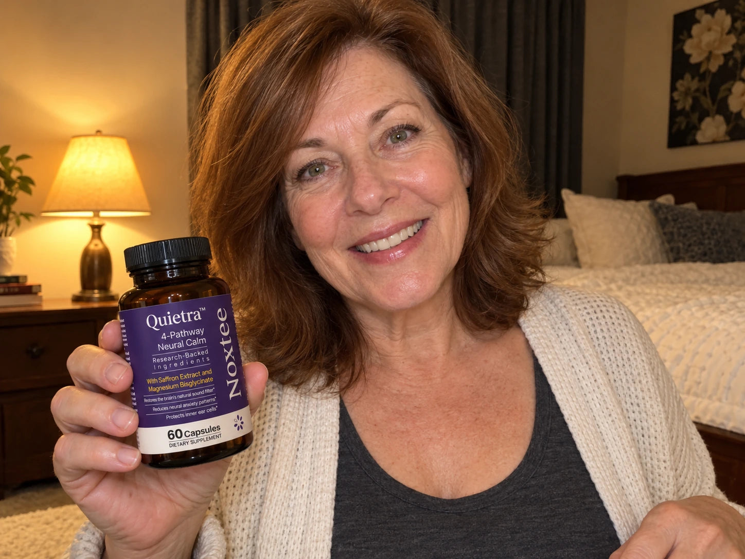 Lisa P. holding Noxtee Quietra