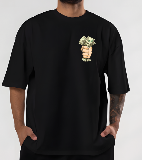 Deadly Oversized T-shirt -Black - Image 2