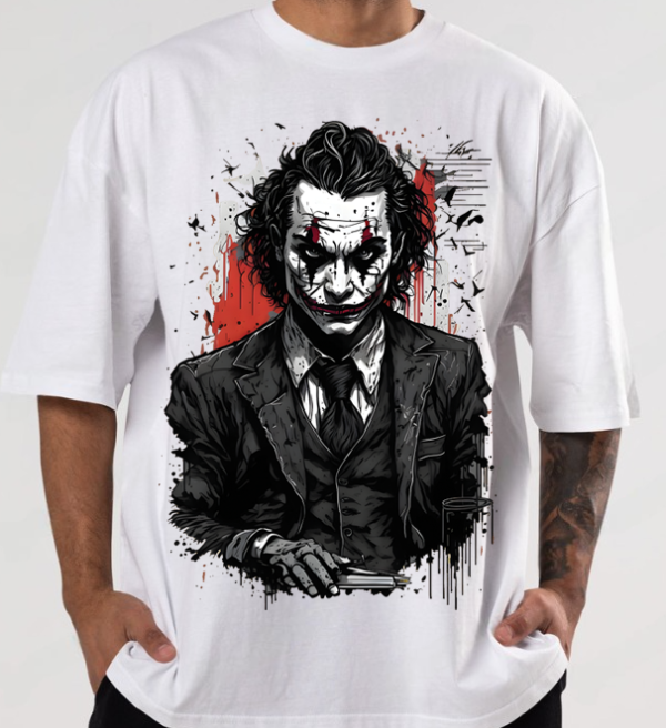 Joker oversized T-shirt - White