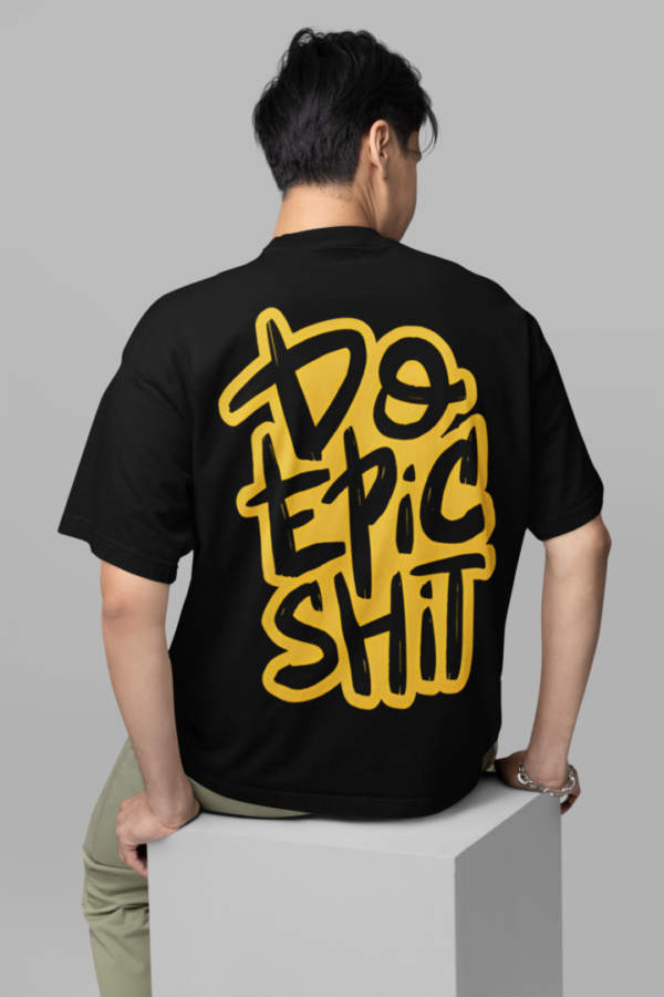 Do Epic Sheet Oversized T-shirt -Black