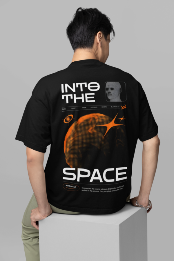 Into The Space Oversized t-shirt - Black