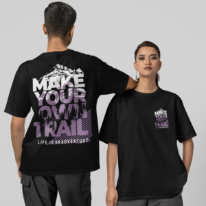 Make Your Own Trail Oversized T-shirt – Black