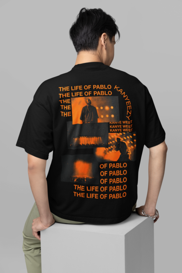 The life of Pablo Oversized T-shirt- Black