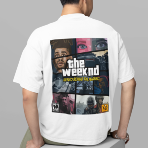 The weeknd Oversized T-shirt-Black