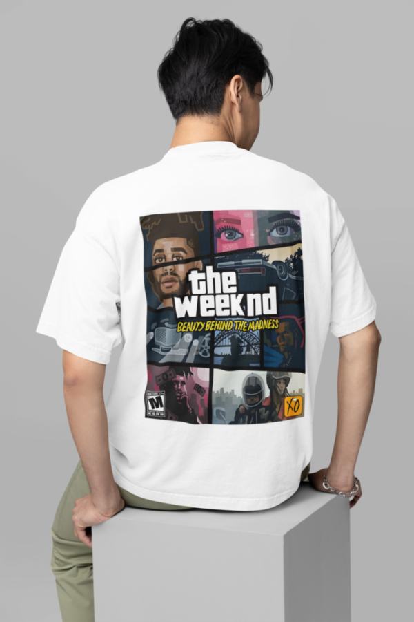 The weeknd Oversized T-shirt-Black