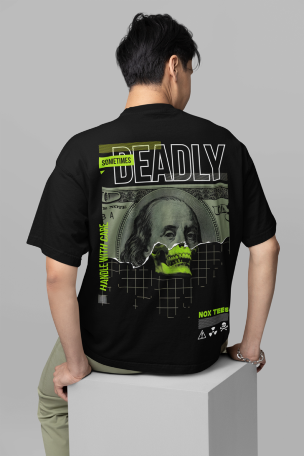 Deadly Oversized T-shirt -Black